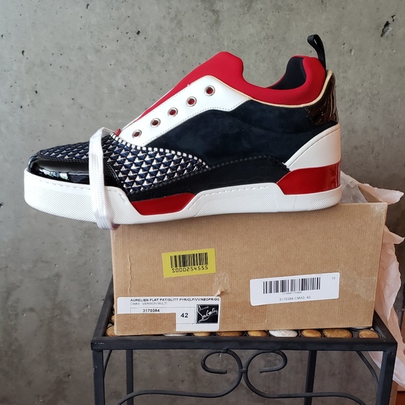Christian Louboutin Men’s Aurelien Size 42 New - Picture 8 of 8
